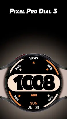 Pixel Pro Dial 3 - Watch face screenshot 1