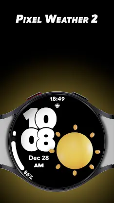 Pixel Weather 2 - Watch face screenshot 1
