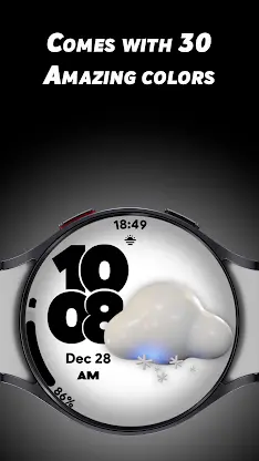 Pixel Weather 2 - Watch face screenshot 2