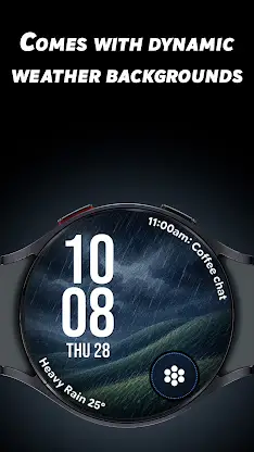 Scenery Weather - Watch face screenshot 2