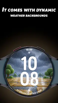 Scenery Weather 2 - Watch face screenshot 2