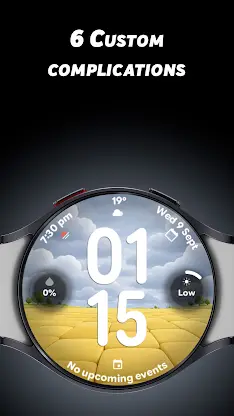 Scenery Weather 2 - Watch face screenshot 4