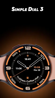 Simple Dial 3 - Watch face screenshot 1