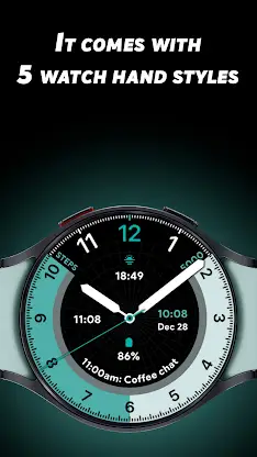 Simple Dial 2 - Watch face screenshot 3