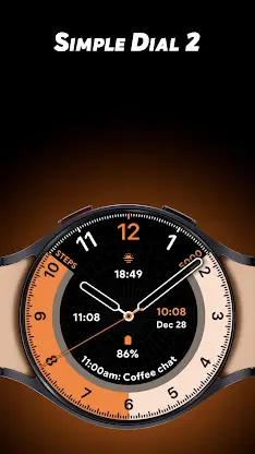 Simple Dial 2 - Watch face screenshot 1
