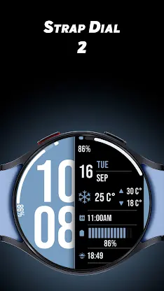 Strap Dial 2 - Watch face screenshot 1