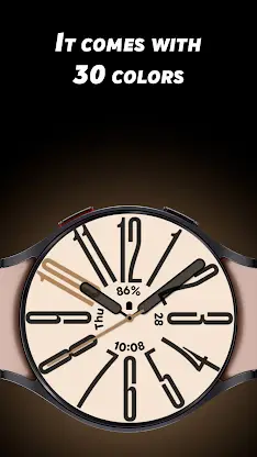 Stretch Analog - Watch face screenshot 2
