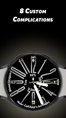 Stretch Analog - Watch face screenshot 4
