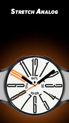 Stretch Analog - Watch face screenshot 1