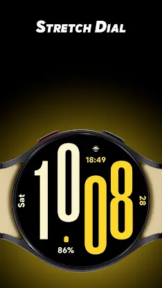 Stretch Dial - Watch face screenshot 1