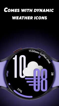 Stretch Weather 2 - Watch face screenshot 2