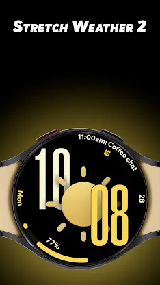 Stretch Weather 2 - Watch face screenshot 1