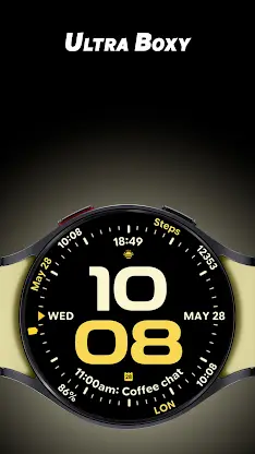 Ultra Boxy - Watch face screenshot 1