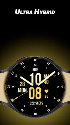 Ultra Hybrid - Watch face screenshot 1