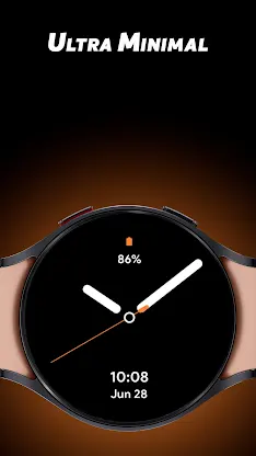Ultra Minimal - Watch face screenshot 1