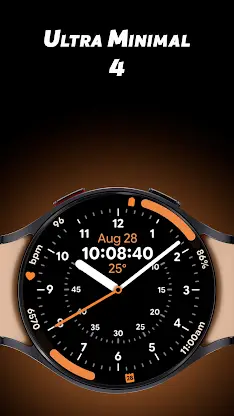 Ultra Minimal 4 - Watch face screenshot 1