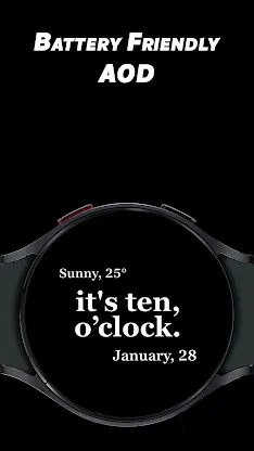 Ultra Text - Watch face screenshot 4