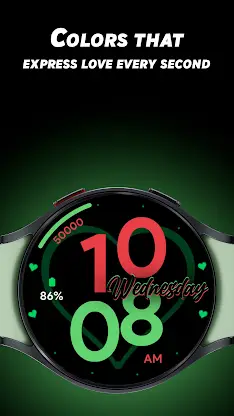 Valentine Dial - Watch face screenshot 5
