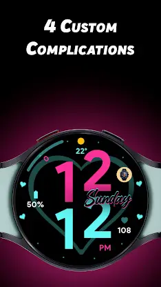 Valentine Dial - Watch face screenshot 3