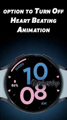 Valentine Dial - Watch face screenshot 4