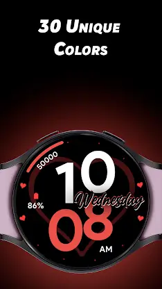 Valentine Dial - Watch face screenshot 2