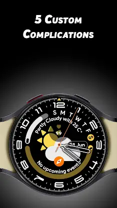 Weather Analog - Watch face screenshot 6