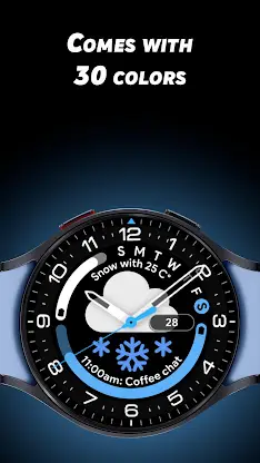 Weather Analog - Watch face screenshot 2