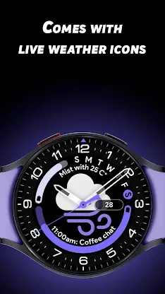 Weather Analog - Watch face screenshot 3
