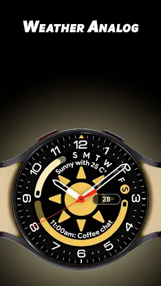 Weather Analog - Watch face screenshot 1