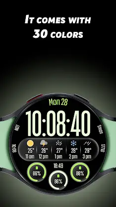 Weather Dashboard - Watch face screenshot 3
