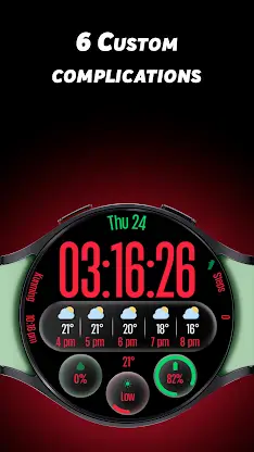Weather Dashboard - Watch face screenshot 5