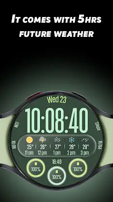 Weather Dashboard - Watch face screenshot 2