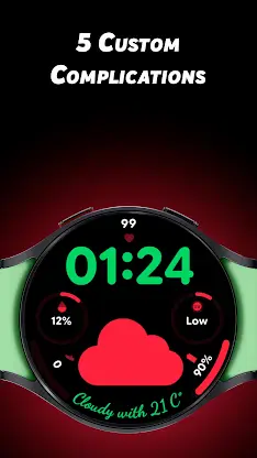 Weather Dial 2 - Watch face screenshot 4