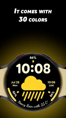 Weather Dial 2 - Watch face screenshot 2