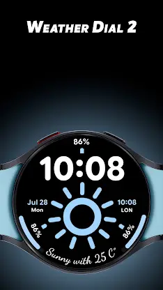 Weather Dial 2 - Watch face screenshot 1