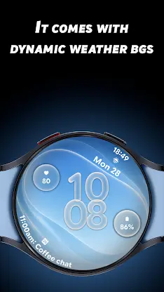 Weather Glass 2 - Watch face screenshot 2
