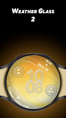 Weather Glass 2 - Watch face screenshot 1
