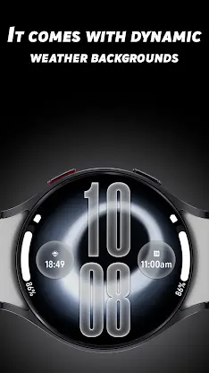 Weather Glow - Watch face screenshot 2
