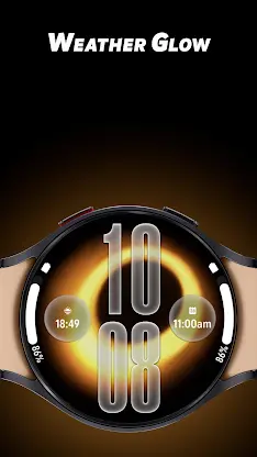 Weather Glow - Watch face screenshot 1