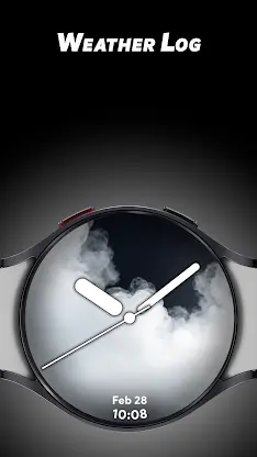 Weather Log - Watch face screenshot 1