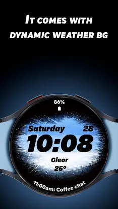 Weather Splash - Watch face screenshot 2