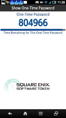 SQUARE ENIX Software Token screenshot 1