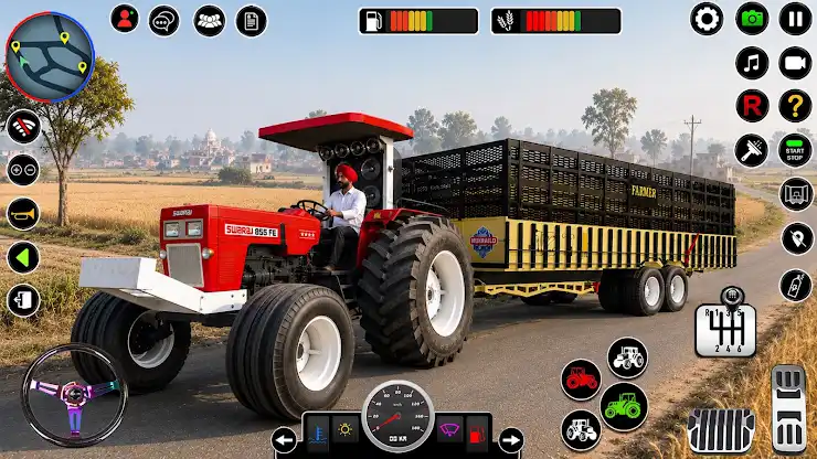 Indian Tractor Games Farming screenshot 2