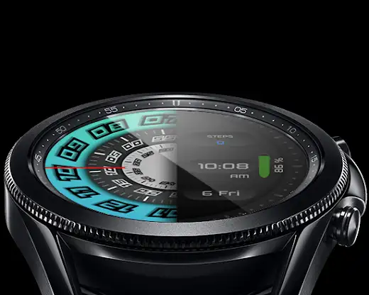 [SSP] Black Dial Watch Face screenshot 3