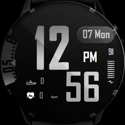 [SSP] Clear Grey Watch Face screenshot 1