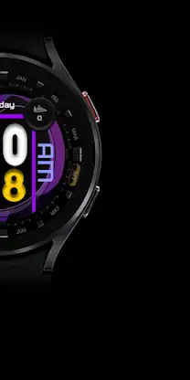 [SSP] Colored Bold wearOS Face screenshot 5