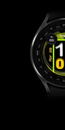 [SSP] Colored Bold wearOS Face screenshot 4