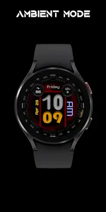[SSP] Colored Bold wearOS Face screenshot 2