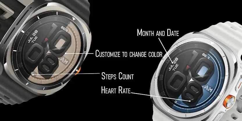 [SSP] Dual Tone Watch Face screenshot 6