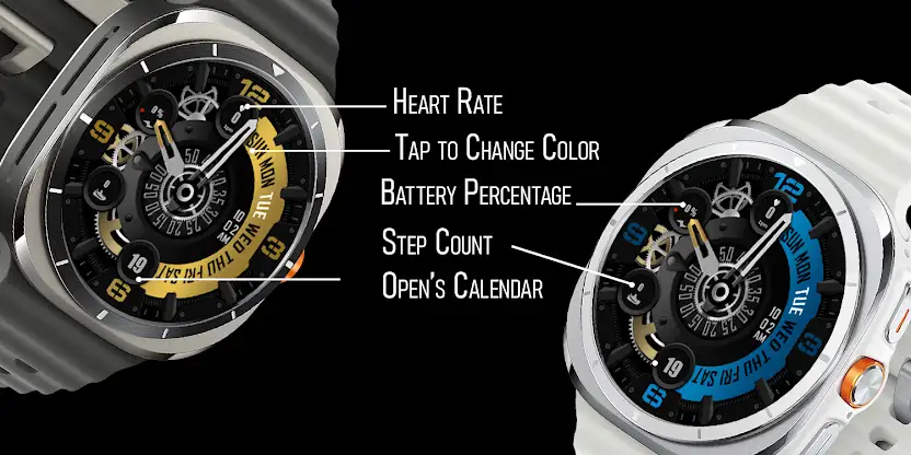 [SSP] - Gear Analog Watch Face screenshot 7